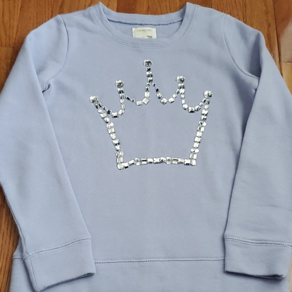 Crewcuts Light Blue Crown Sweatshirt
